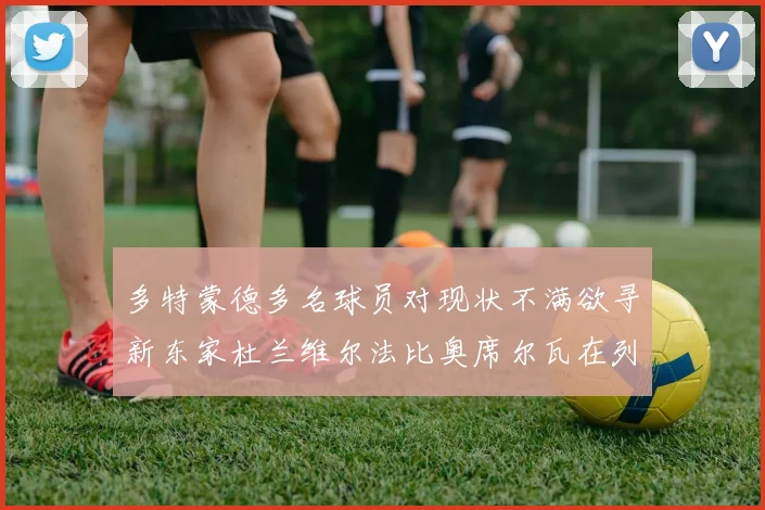 多特蒙德多名球员对现状不满欲寻新东家杜兰维尔法比奥席尔瓦在列